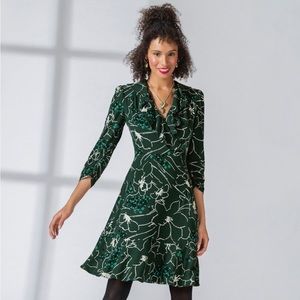 Cabi Fall 2022 Ruffle Up Dress Size Small #4453 NWOT